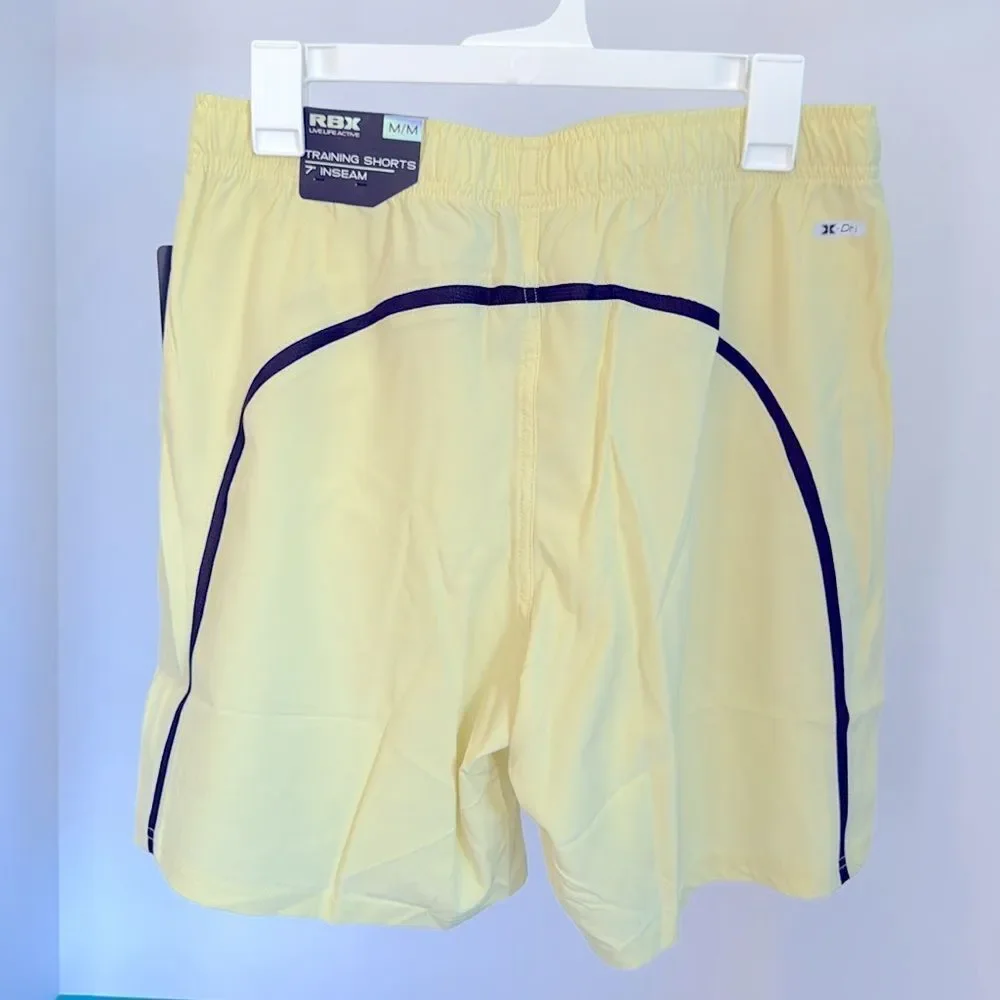 RBX  New Yellow Athletic Shorts with pockets